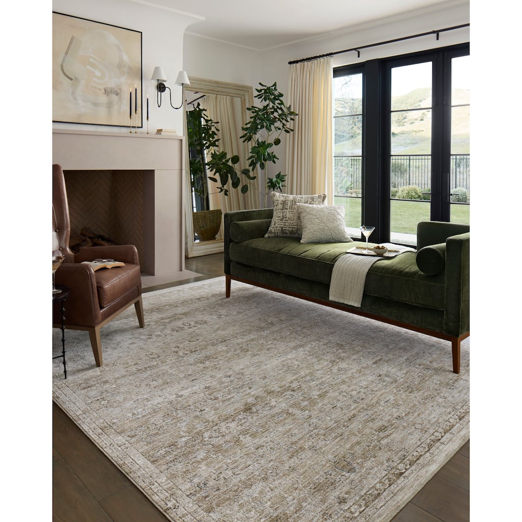 Alexander Home Tamara Floral & Botanical Shabby Chic Area Rug
