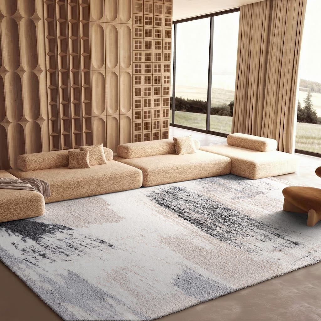 SAFAVIEH Fontana Shag Edilia Modern Abstract 2-inch Thick Rug