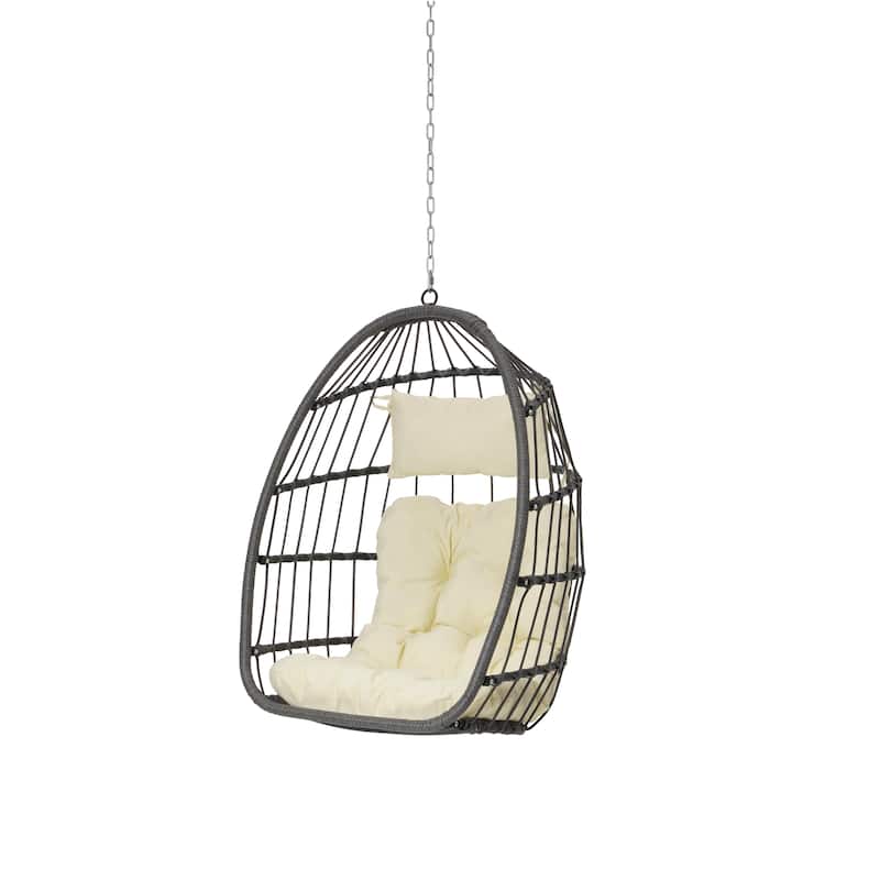 Outdoor Garden Rattan Egg Swing Chair Hanging Chair