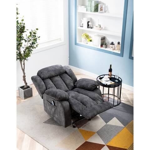 Massage Rocker Recliner Manual Recliner with Vibration&Heat&Rocking