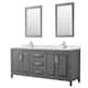 Option Dark Gray, Chrome Trim, Giotto Quartz Top
