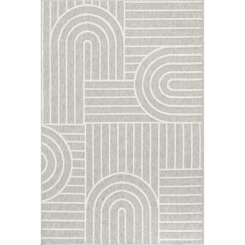 Nuloom Liliya Modern Geometric Machine Washable Area Rug