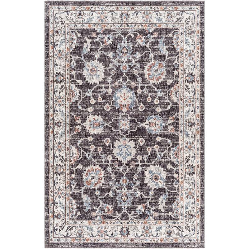 Livabliss Juliet Classic Floral Recycled Outdoor Safe Area Rug