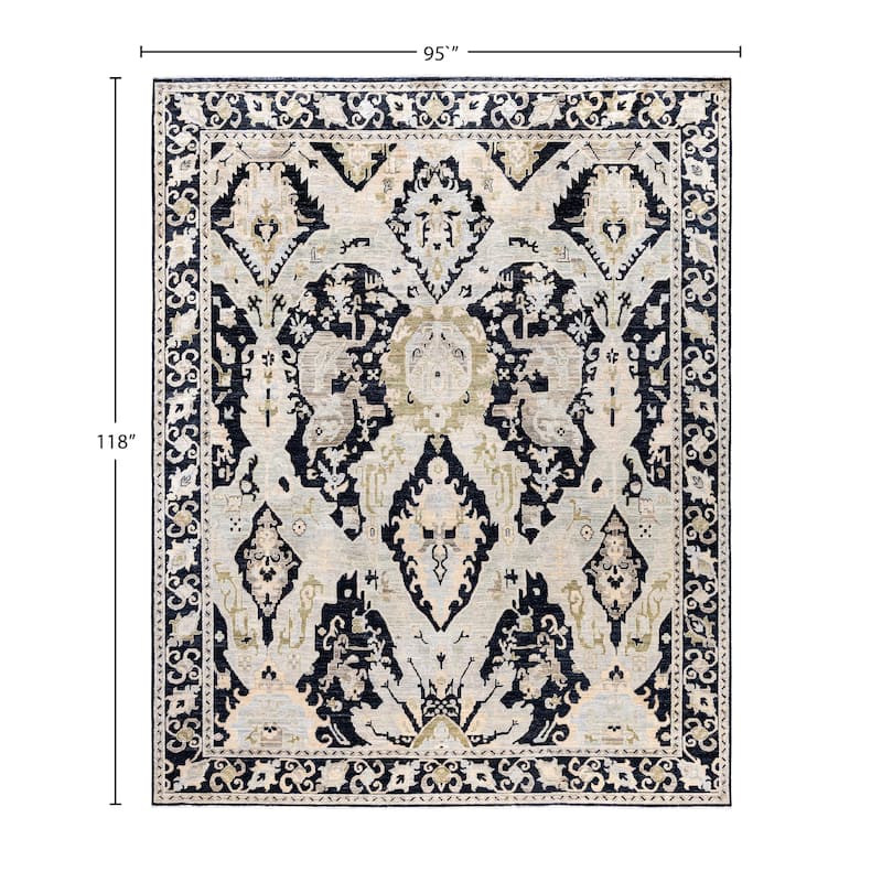 Serapi One-of-a-Kind Hand-Knotted Area Rug - Black - 7' 11" x 9' 10"