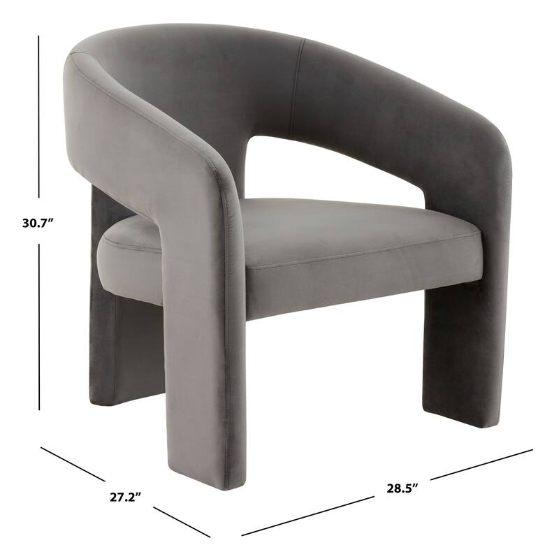 SAFAVIEH Couture Florette Modern Accent Chair - 29" W x 27" D x 31" H - 29Wx27Dx31H
