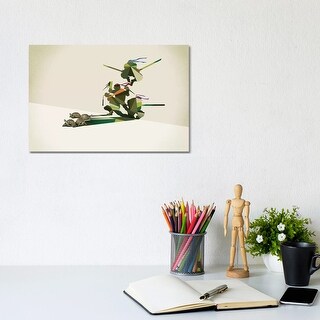 iCanvas 'Walking Shadow Turtles' Jason Canvas