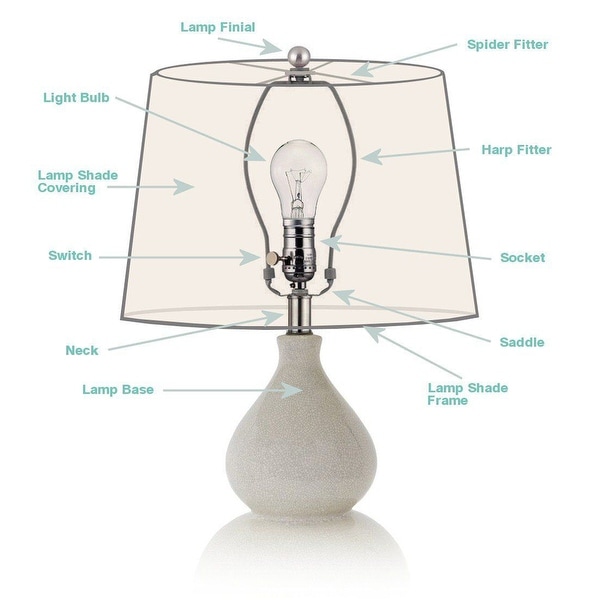 Harp and finial lamp shades cheap