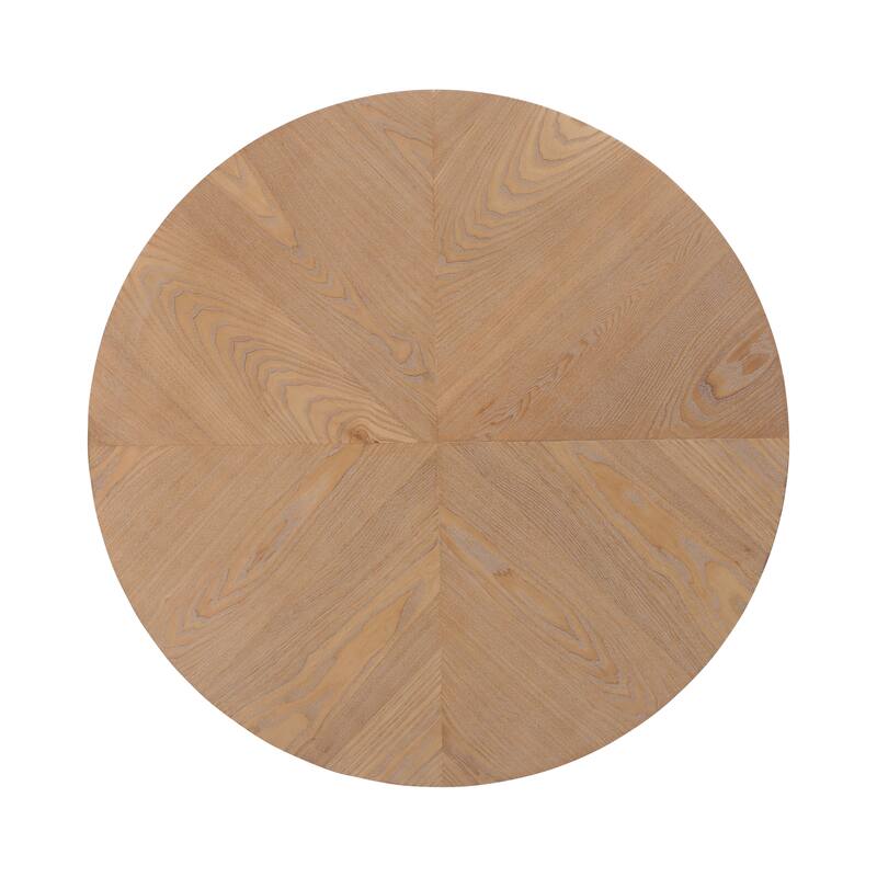 Christopher Knight Home - Barrington Modern 36.61"H Round Counter Height Dining Table with Fluted Cylindrical Iron Base