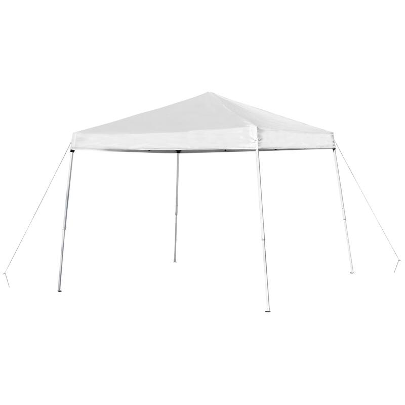 8' x 8' Pop Up Canopy with Carry Bag and Folding Table with Benches Set