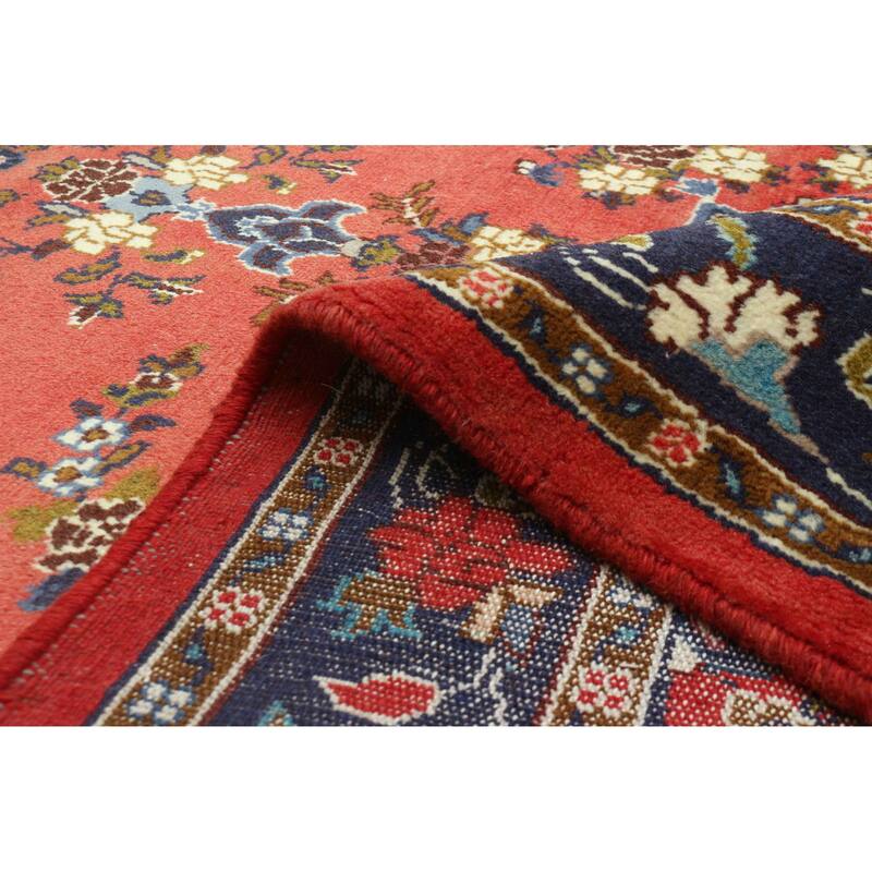 ECARPETGALLERY Hand-knotted Andelz Red Wool Rug - 3'7 x 4'10