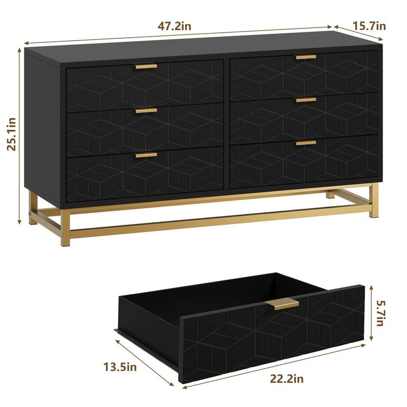 Drawer Dresser for Bedroom,