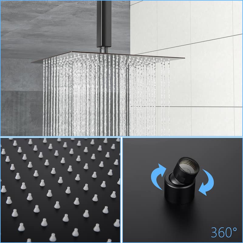 Topcraft 10-Inch Rainfall Shower Head