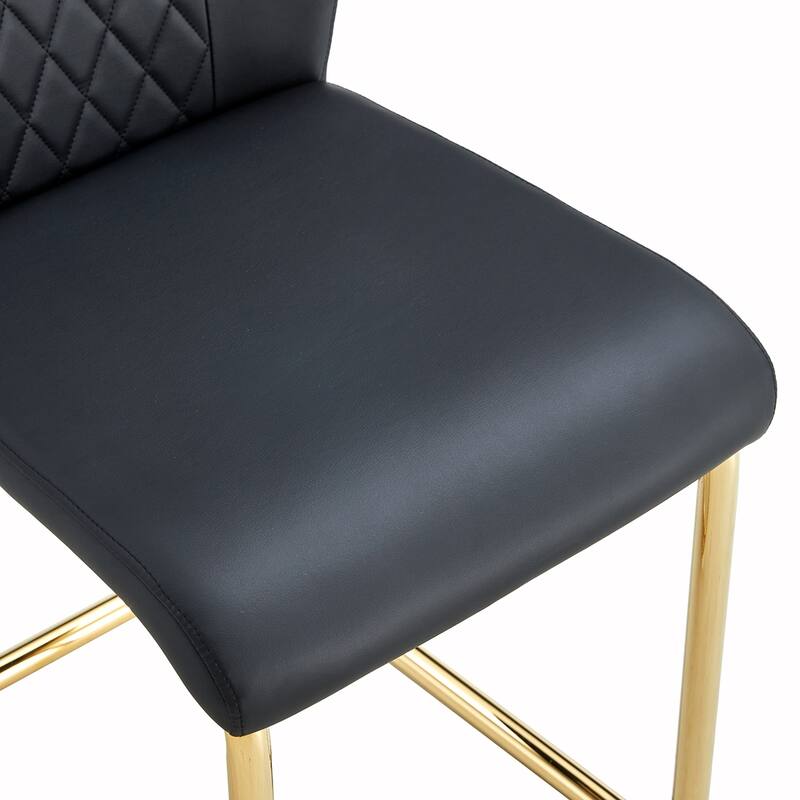 6PCS PU Metal Frame Dining Chair