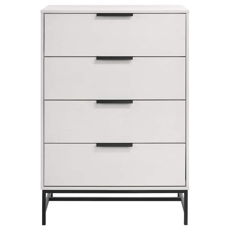 Sonora 4-drawer Bedroom Chest White