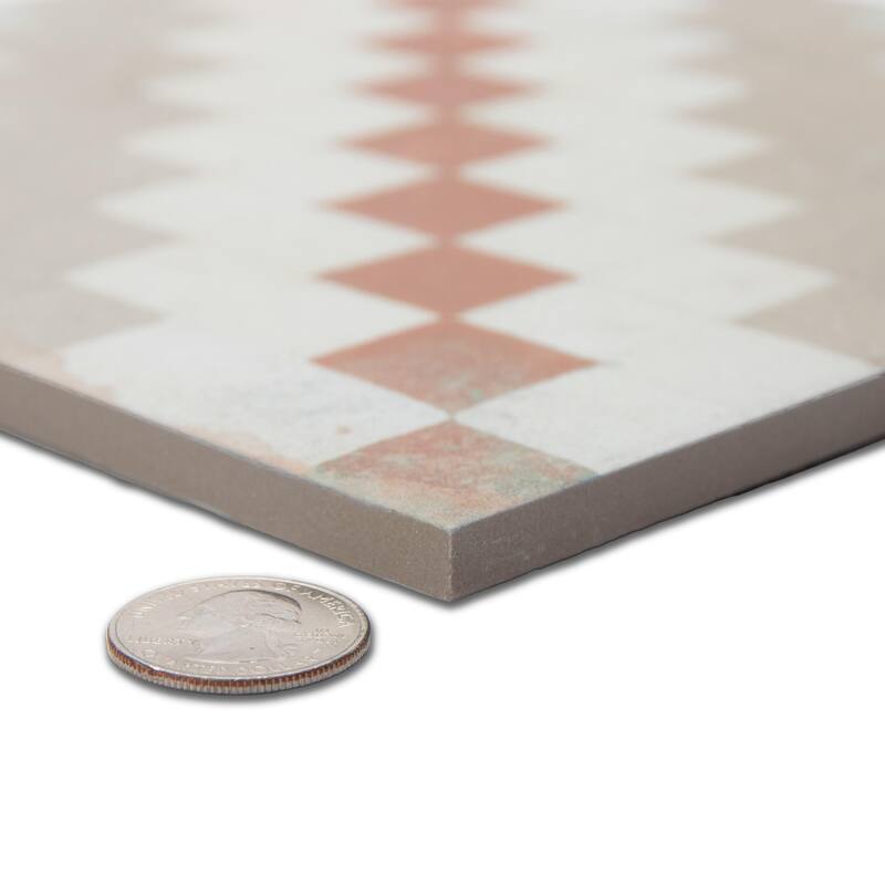 Merola Tile Kings Valentia Ruzafa 8-3/4" x 8-3/4" Porcelain Floor and Wall Tile