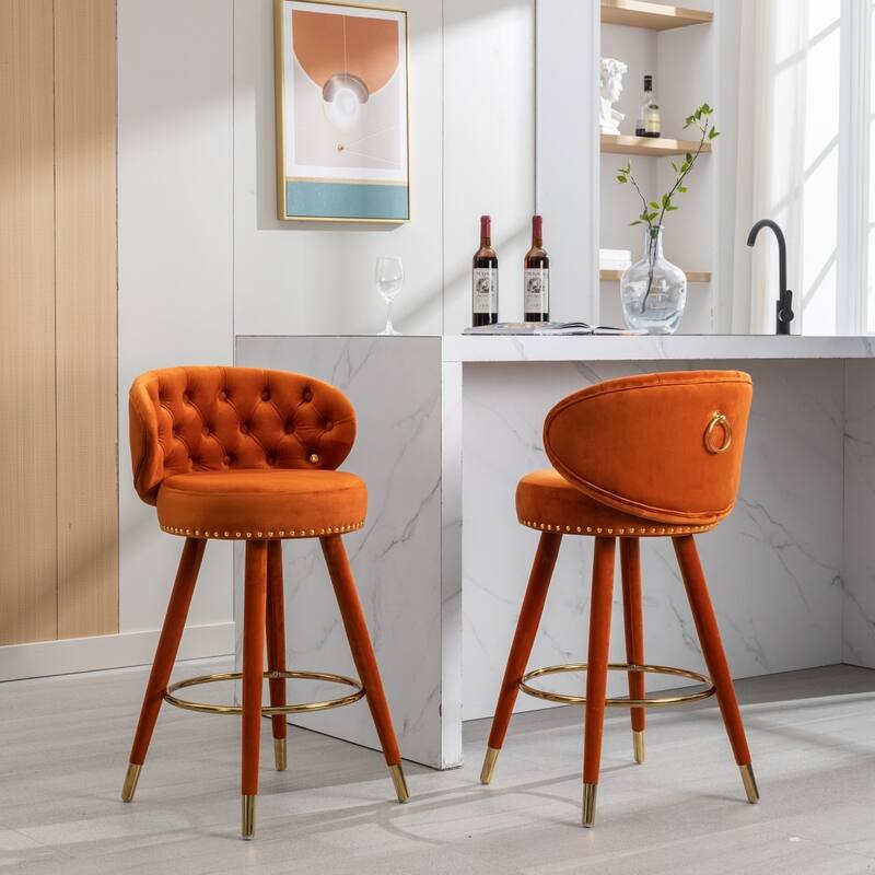 Counter Height Bar Stools Set of 2 - 20.87*19.88*36.61Inch