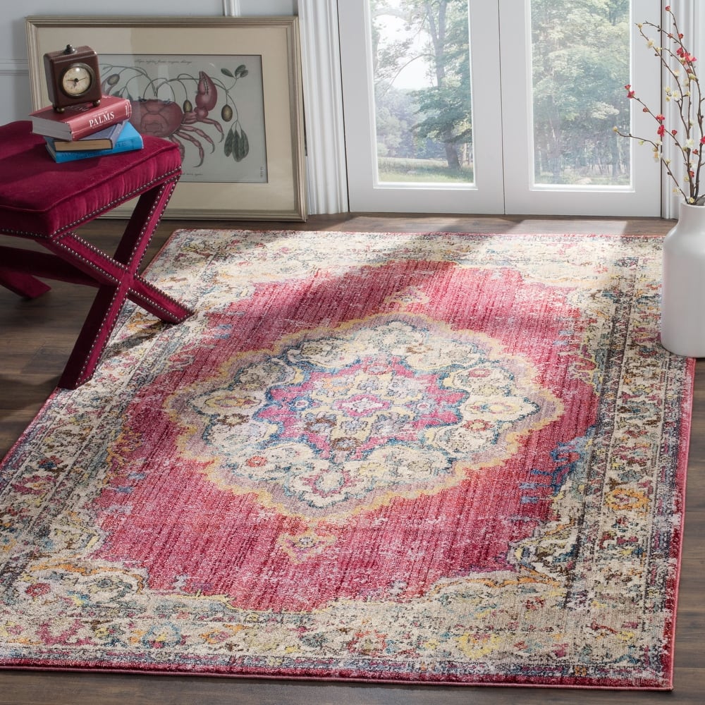 SAFAVIEH Bristol Janushka Vintage Boho Oriental Polyester Rug