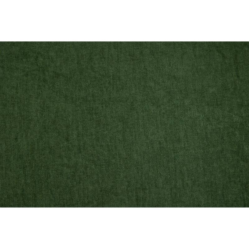 Modern Minimalist Fold-Out Sofa Bed, Convertible Chair Floor Couch, Green Chenille