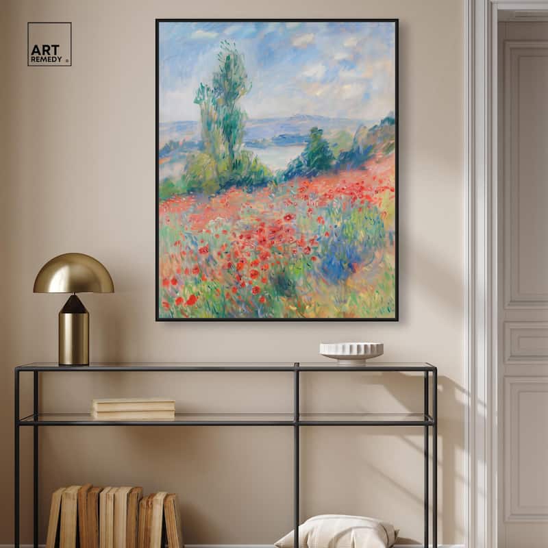 Blanket of Poppies I Canvas by Art Remedy