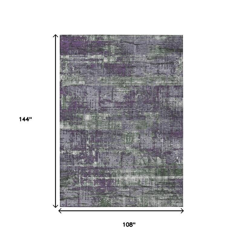 HomeRoots Geometric Transitional Rectangle Outdoor Rug
