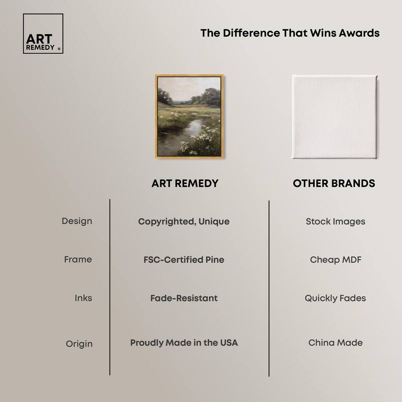 Quiet Waters Canvas by Art Remedy