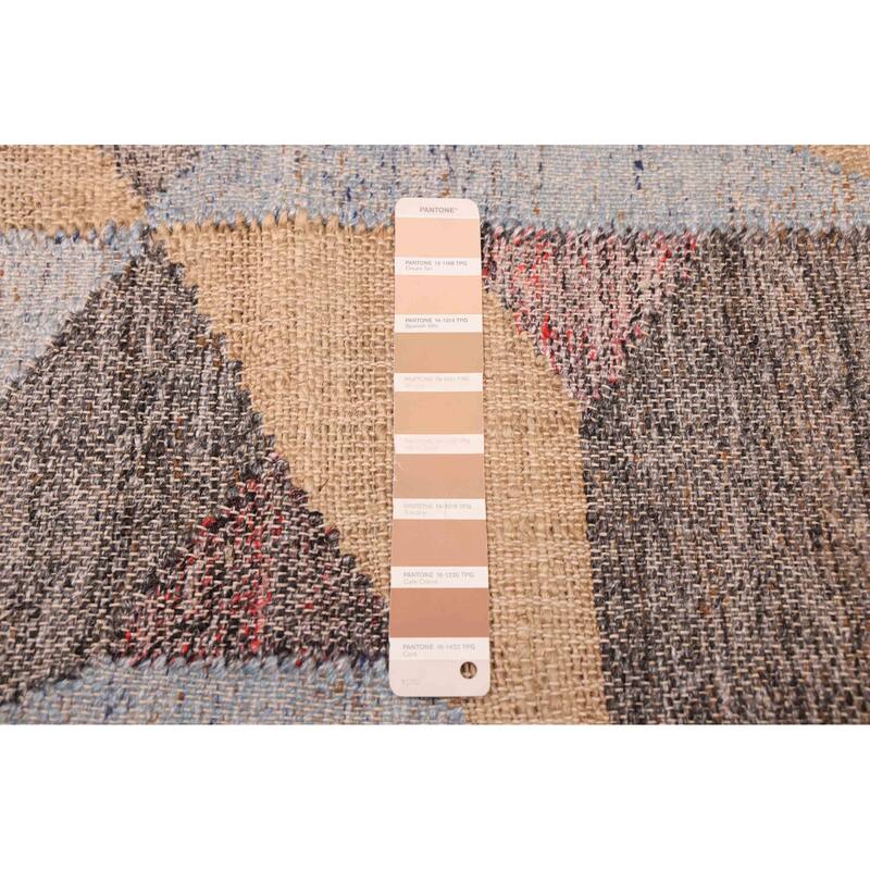 ECARPETGALLERY Flat-Weave Palas Denizli Tan Kilim - 5'3 x 7'9