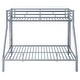 preview thumbnail 52 of 52, Metal Bunk Bed with 2 Built-in Ladders, Twin XL Over Queen/Full XL Over Queen Heavy Duty Bunk Bedframe with Guardrails for Kids