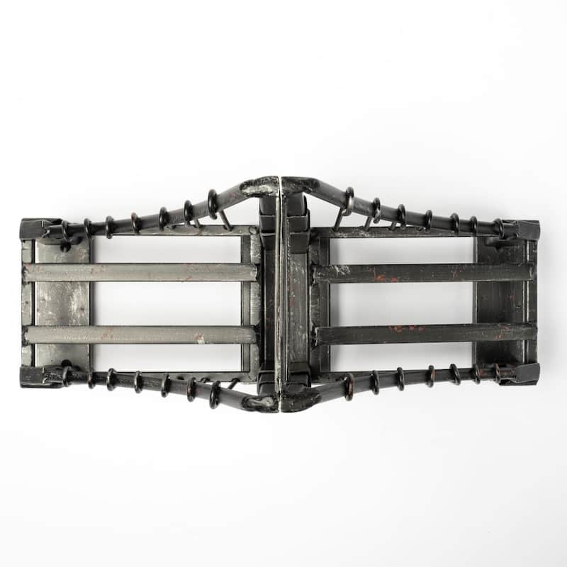 Wrought Iron Suspension Bridge Bookends - 19.0L x 3.9W x 10.0H