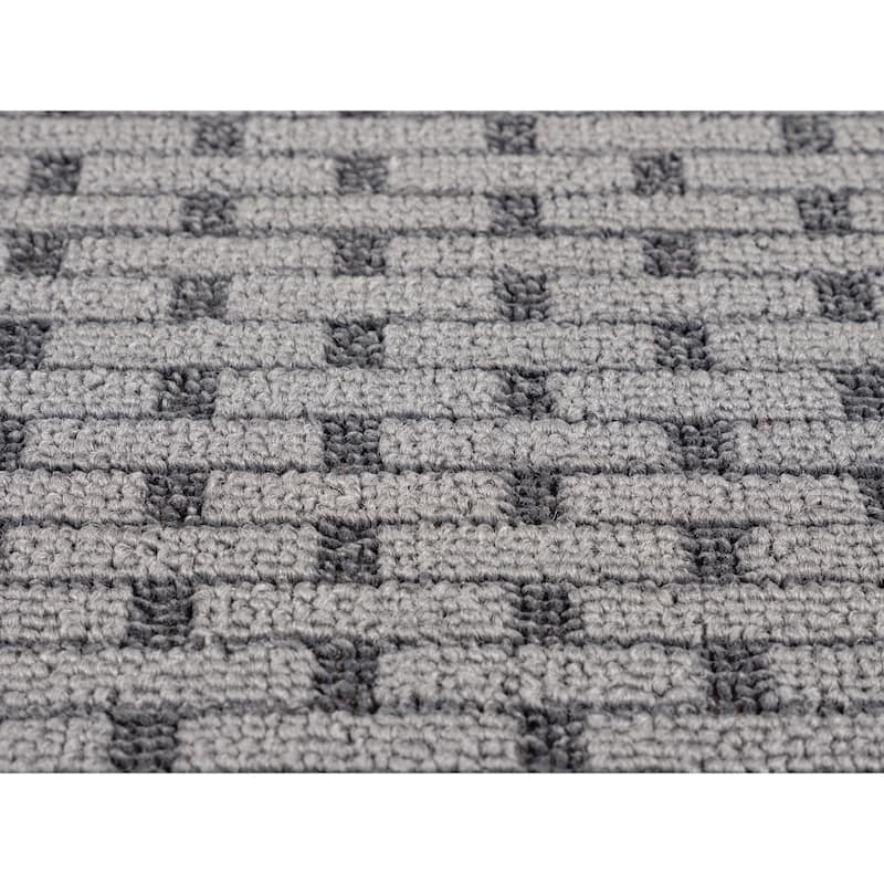 KAF Home 17"x30" Tufted Chain Door Mat