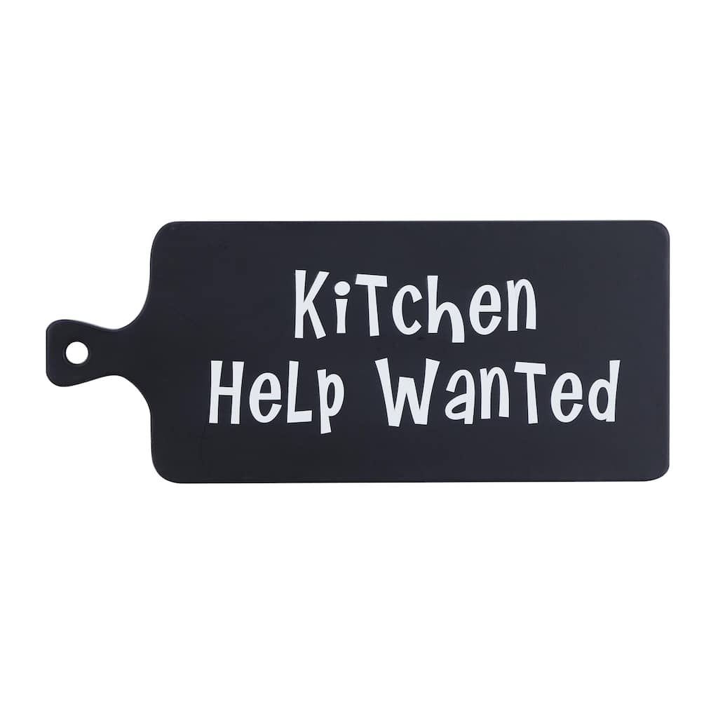 Wood Sign Kitchen Wall Decor - Black - Roche River Decor
