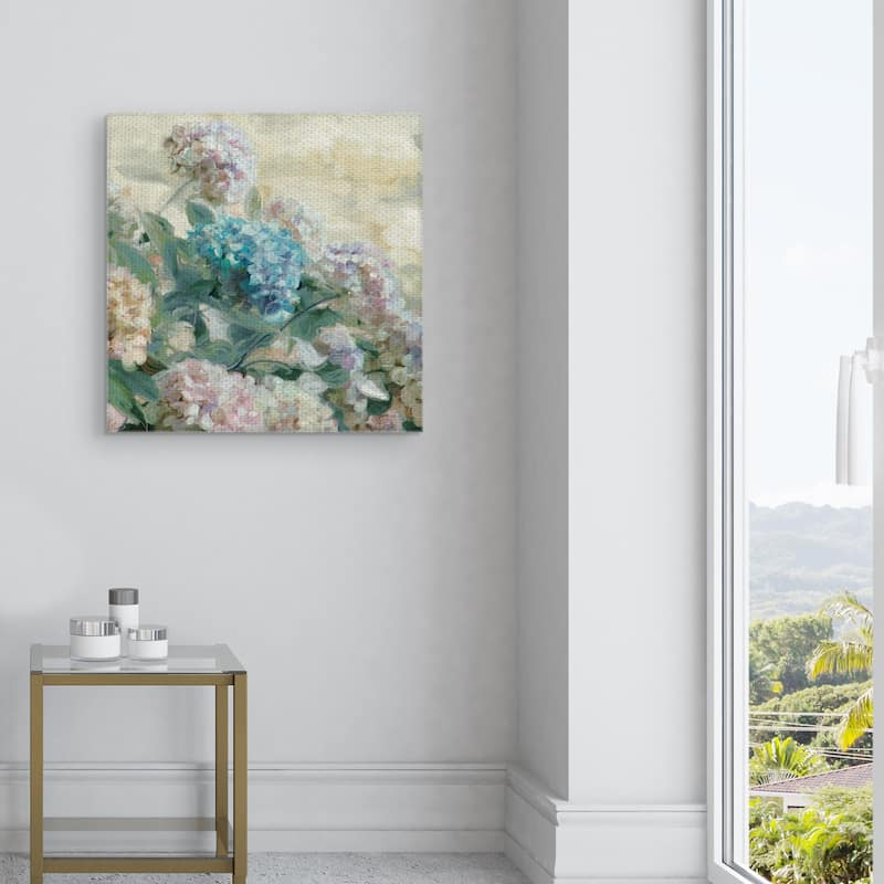 Hydrangeas by Studio Arts Canvas Art Print