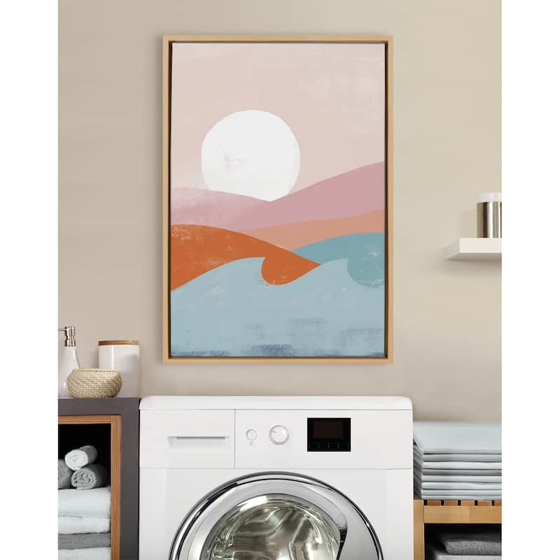 Kate and Laurel Sylvie Summer Framed Canvas by Kate Aurelia Holloway