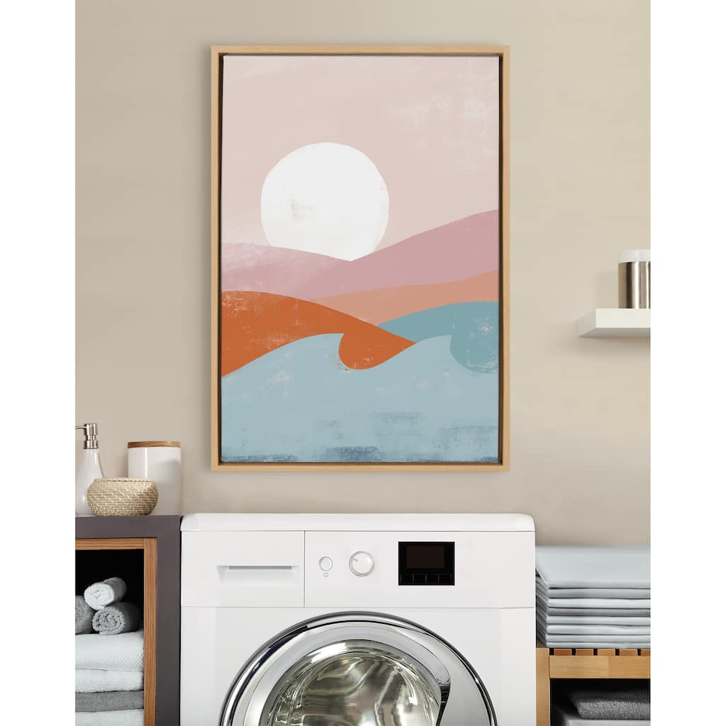 Kate and Laurel Sylvie Summer Framed Canvas by Kate Aurelia Holloway