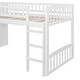 preview thumbnail 8 of 20, Twin Size Loft Bed with Slide, Storage Staircase and Safety Guardrails