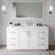 Option White / White Quartz Top / Brushed Nickel Hardware
