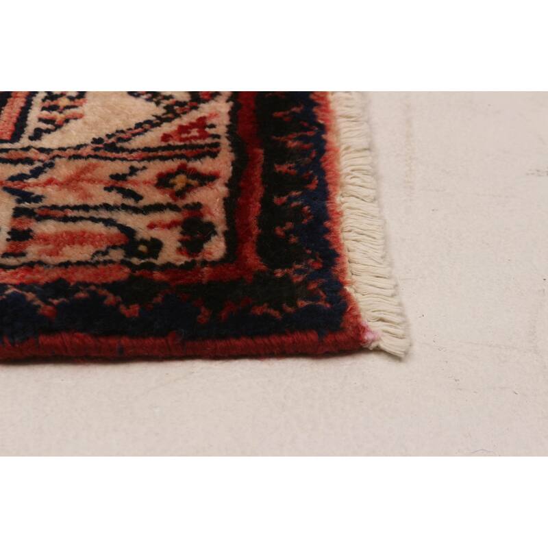 Anatolian Vintage Black, Red Rug 4'9" x 7'9" - 3'11 x 6'7