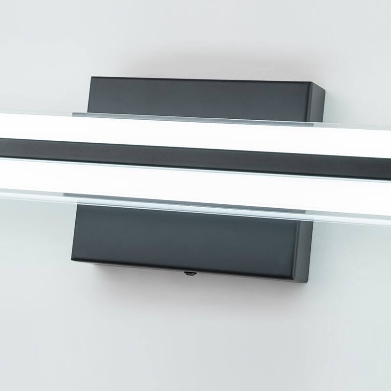 Contemporary Dimmable LED Rectangular Vanity Wall Sconce 24.6in