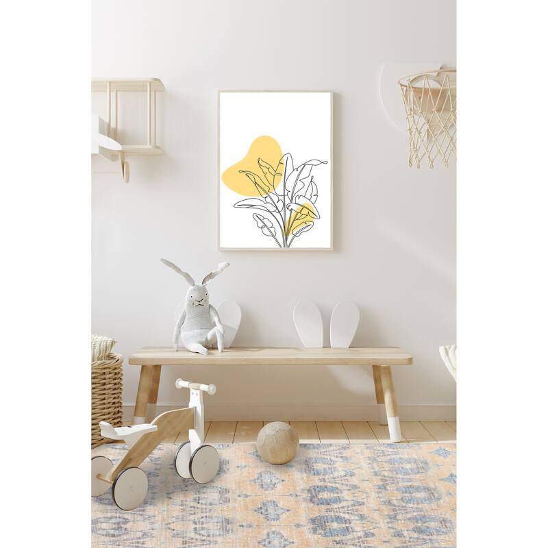 ECARPETGALLERY Hand-knotted Mystique Tan Wool Rug - 4'2 x 6'0