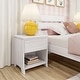 preview thumbnail 13 of 34, Max and Lily Farmhouse Nightstand with 1 Drawer White Wash