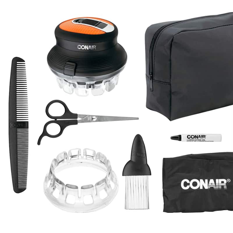 Cordless Dual Blades Rotary Haircut Kit With Accessories