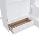 preview thumbnail 17 of 55, Playhouse Inspired Twin size Loft Bed with Bookshelf, Drawers, Desk and Wardrobe, Sturdy Construction & Unique Design, White