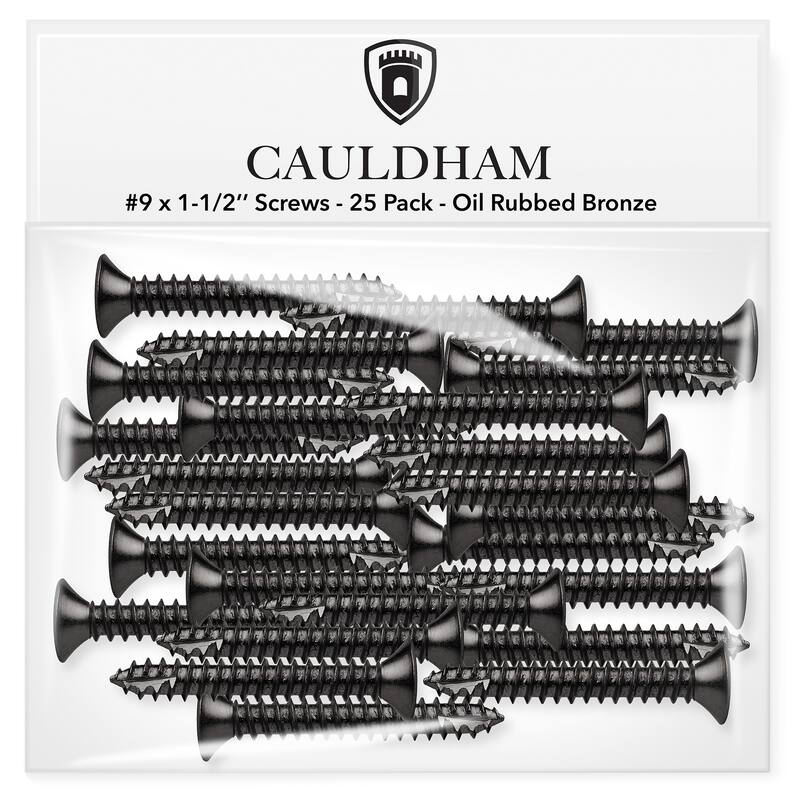 Wood Screws 9 x 112in for Door Hinges 25 pack