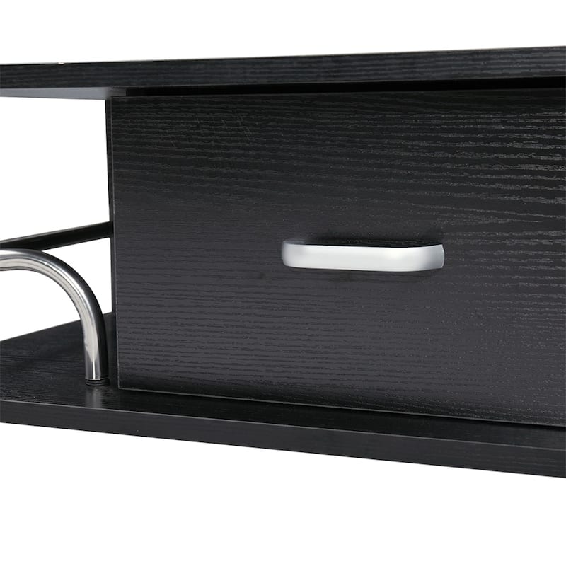 Wall-Mounted Styling Station,Hair Salon Locking Cabinet with Drawers