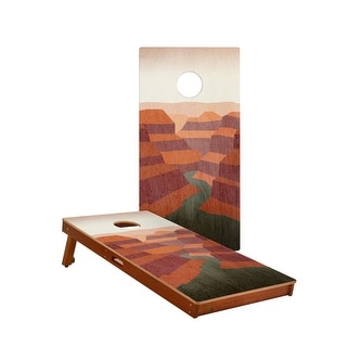 Grand Canyon National Park Solid Mahogany All-Weather Cornhole Boards