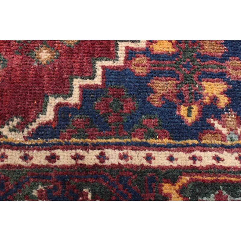 ECARPETGALLERY Hand-knotted Kayseri Burgundy Wool Rug - 4'2 x 6'9