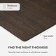 preview thumbnail 15 of 13, Jani Eco Bamboo Roll-up Rectangular Chair Mat - Durable,Eco-Friendly Chair Mat