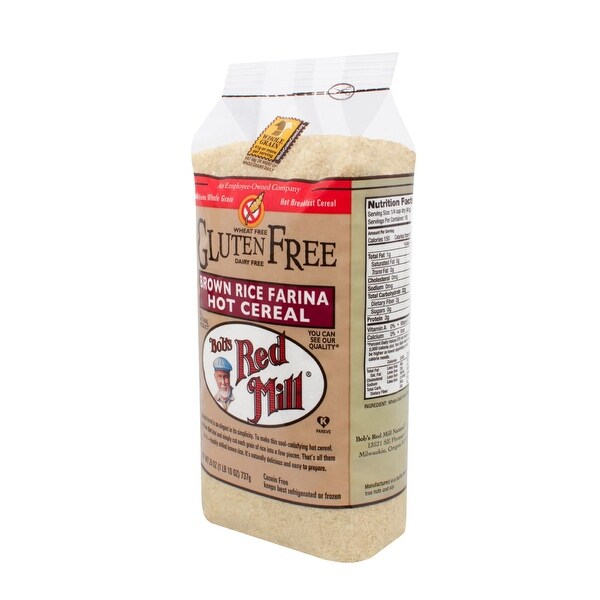 Bob's Red Mill Creamy Brown Rice Farina Hot Cereal - 26 oz - Case of 4