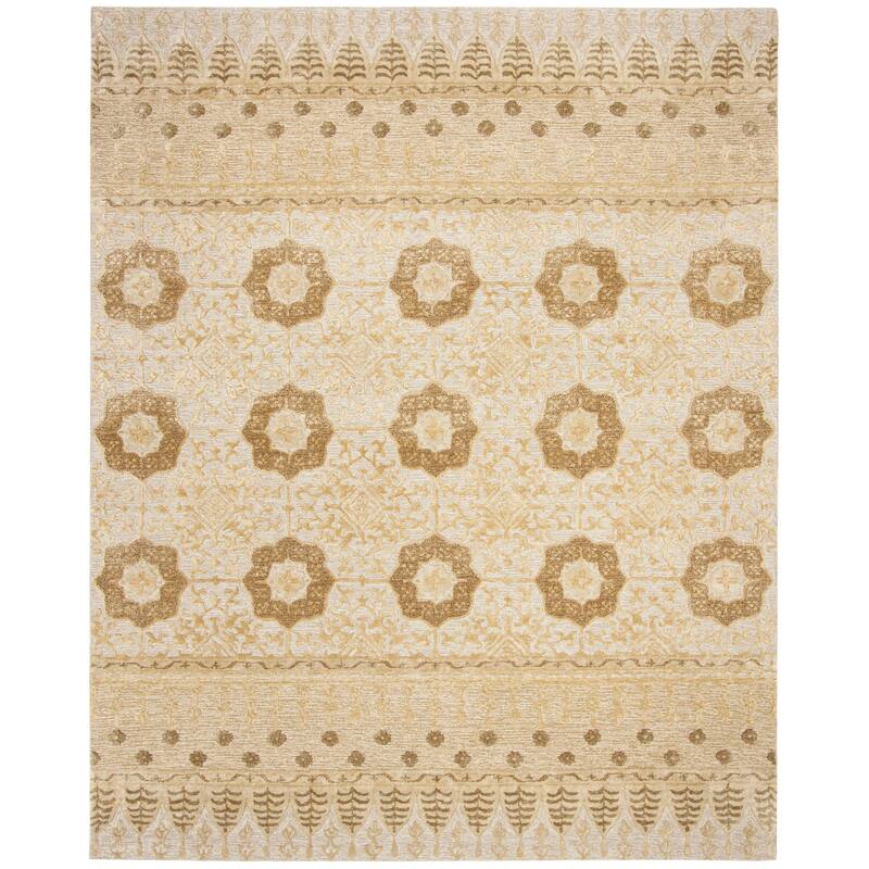SAFAVIEH Handmade Allure Meta Modern Floral Wool Rug