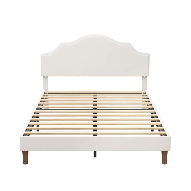 Sleek and Modern Design Bed Frame Upholstered Platform Bed