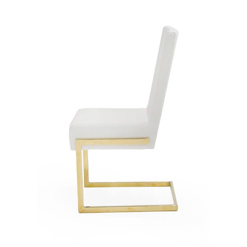 Modrest Batavia Modern White Dining Chair (Set of 2)